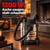 Aschesauger 1200 W für Kamin, Kaminofen und Grill – Asche saugen statt schaufeln Produktbild-Vorschau