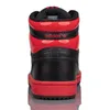 The back view of a black and red Adidas sneaker. Podgląd zdjęcia produktu