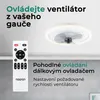 Noaton® 13045W Puppis, stropní ventilátor s osvětlením, Náhled obrázku produktu 8