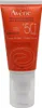 A close-up studio shot of an orange tube of Avène sunscreen. Náhľad obrázku produktu