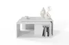 PLATAN ROOM Couchtisch Kaffeetisch weiß 2er Set 90x48x40 Produktbild-Vorschau 5
