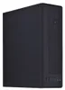 A black computer tower case is shown from a three-quarter angle against a white background. Produktbild-Vorschau