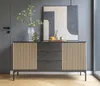 Kommode METEOR 150 cm, Sideboard mit 2 Türen und 3 Produktbild-Vorschau 4
