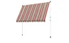 A striped awning is shown against a white background. Produktbild-Vorschau