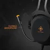 Close-up of a gaming headset microphone with text overlay. Produktbild-Vorschau