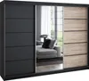 Schwebetürenschrank 200 cm, 3-türig, mit Spiegel & 4 Produktbild-Vorschau 2