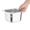 Vogue Gn-Behälter Edelstahl 10Cm Gn1/6 Produktbild-Vorschau 5