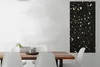 MuchoWow® Poster Goldene Flocken auf schwarzem Hintergrund Produktbild-Vorschau 2