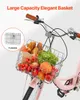 Vélo Cruiser Vélo de plage rose avec panier 66cm pneu 7 Voir les images du produit 5