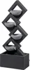 dobar Großer Design-Gartenbrunnen mit Pumpe und LEDŽs, Produktbild-Vorschau 1