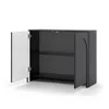 Sideboard Vento Schwarz, 2 Türen, Breite: 103,5 cm / Höhe: Produktbild-Vorschau 7
