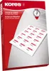 Kores Universal Etiketten 97 x 42,3 mm weiß 100 Blatt 1.200 Produktbild-Vorschau 1