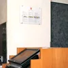 DURABLE Türschild CRYSTAL SIGN® A3 hoch, 482619 transparent Produktbild-Vorschau 4