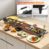 COSTWAY Teppanyaki gril 1800W, elektrická grilovacia doska, Náhľad obrázku produktu 10