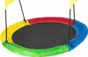 A colorful nest swing suspended by ropes against a white background. Náhled obrázku produktu