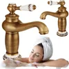 Silla Retro-Waschtischarmatur Altgold S-1107 Produktbild-Vorschau 1