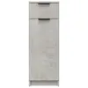 vidaXL Mobile da bagno grigio cemento 32x34x90 cm Materiale Anteprima dell’immagine prodotto 6