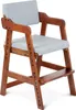 Ezebaby Babyhochstuhl, Holzhochstuhl mit Kissen, für Kinder Produktbild-Vorschau 1