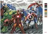 Zuty - Malen nach Zahlen - AVENGERS HELDEN, 40x50 cm, ohne Produktbild-Vorschau 3