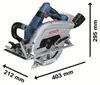 Akumulatorowa pilarka tarczowa BITURBO GKS 18V-70 L w Podgląd zdjęcia produktu 40