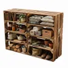 Caisse en bois flammé 40 x 30 x 25 cm - Caisse à fruits Voir les images du produit 1