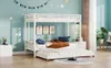 Metall-Etagenbett 90x200 cm mit Ausziehbett Kinderbett Produktbild-Vorschau 15