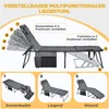 Yaheetech Feldbett Sonnenliege klappbarer Liegestuhl mit Produktbild-Vorschau 6