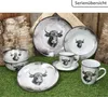 Toro 6x Assiettes à soupe Assiettes creuses Porcelaine 6 Voir les images du produit 5