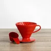 Coffee Dripper V60 01 Ceramic red VDC-01R / Bestbrew Produktbild-Vorschau 4