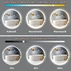 ZMH Zrkadlová lampa LED zrkadlo Okrúhle 80 cm Nástenné Náhľad obrázku produktu 7