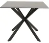 Lesli Living - Gartentisch Crest - Schwarz - 90x90x73cm Produktbild-Vorschau 2
