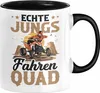Quad-Fahrer Tasse Geschenk Echte Jungs Fahren Quad Produktbild-Vorschau 1