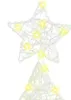 A close-up of a lighted Christmas tree decoration. Podgląd zdjęcia produktu