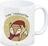 Frohe Weihnachten Kaffeebecher mit süßem Fuchs Produktbild-Vorschau 1
