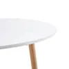 H.J WeDoo 90x90x73 cm table de cuisine ronde Table de salle Voir les images du produit 4