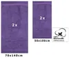 Betz 4-tlg. Handtuch-Set PREMIUM - 2 Liegetücher 2 Produktbild-Vorschau 2