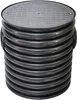 Drainageschacht DN425 0,5m mit Anschluss 2xDN110 Deckel Produktbild-Vorschau 4