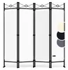 CASARIA® Paravent 4-teilig 180x163cm Weiß Produktbild-Vorschau 1