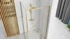 Cabine Doccia Rea Hugo Brush Gold 100X100 Anteprima dell’immagine prodotto 12