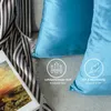 Lionmood Premium Samt Kissenbezug Himmelblau 50x50cm -1er- Produktbild-Vorschau 3