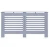 vidaXL Radiatoromsluiting, antraciet, 152x19x81,5 cm, MDF Productafbeelding-voorbeeld 3