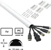 Hama Alu-Kabelkanal 110 cm weiß Produktbild-Vorschau 1
