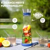 Caraffa in vetro AMISA 1,2 litri Rosso tango Anteprima dell’immagine prodotto 2