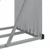Abri pour bois de cheminée Anthracite 300x45x100 cm Acier Voir les images du produit 7