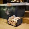 Kondela Krbové nářadí Ralfo - tmavě šedá / přírodní Náhled obrázku produktu 2