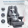 Ergonomischer Bürostuhl aus Stoff mit Fußstütze, Produktbild-Vorschau 5