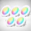 B.K.Licht, Set de 5 spots LED encastrables RGBW dimmables Voir les images du produit 1