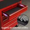 AREBOS® Servante d'atelier rouge | 5 compartiments, Voir les images du produit 3
