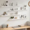 vidaXL Étagères murales 4 pcs. Blanc 100x9x3 cm Voir les images du produit 11