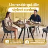 AlpiMeble Table a Manger Extensible - Table Carrée Voir les images du produit 3